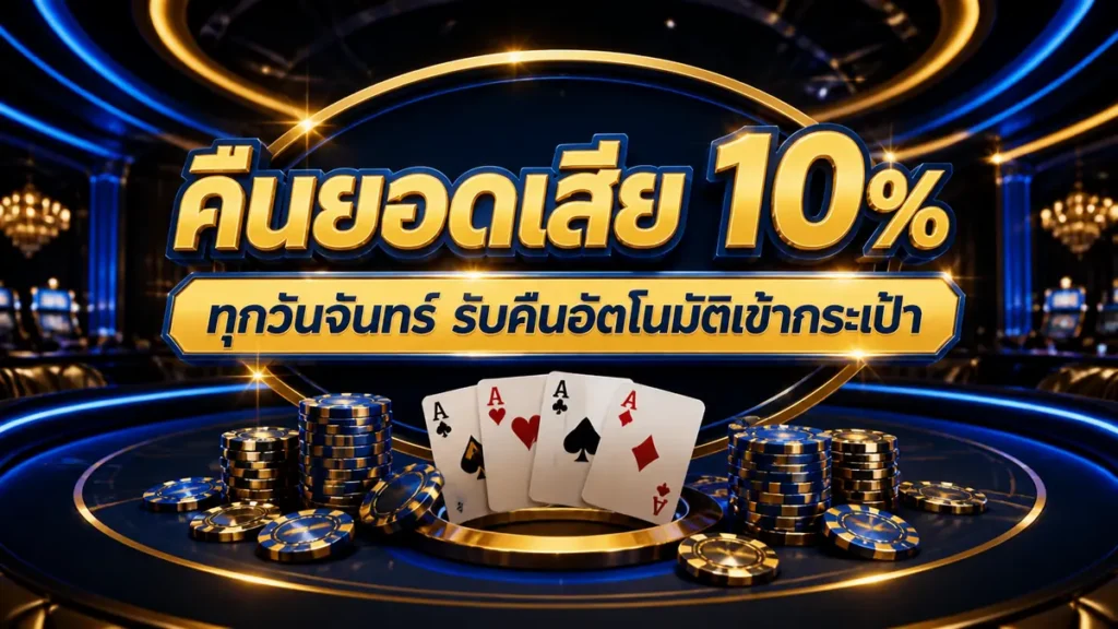 คืนยอดเสีย 10%