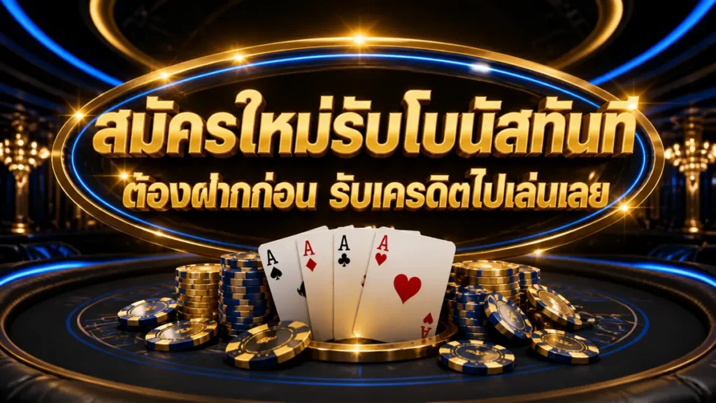 สมัครใหม่รับโบนัสทันที